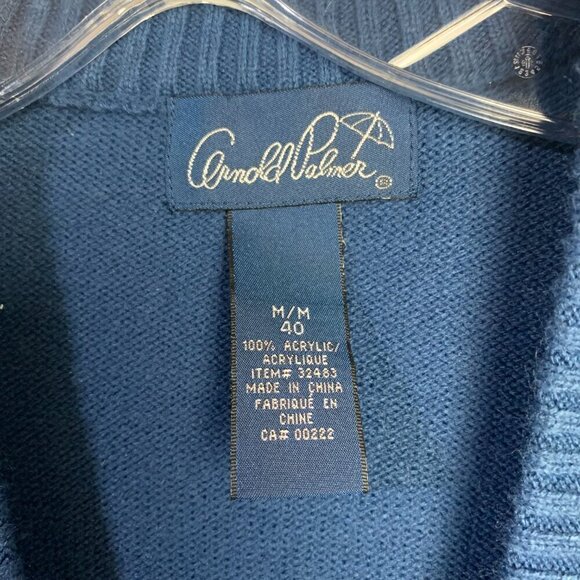 Vintage Arnold Palmer V-Neck Knit Sweater Vest - Picture 8 of 9